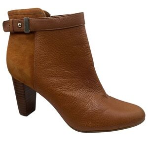 NWT Alfani Leather Ankle Booties